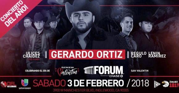Gerardo Ortiz, Regulo Caro & Ulices Chaidez at The Rave Eagles Club