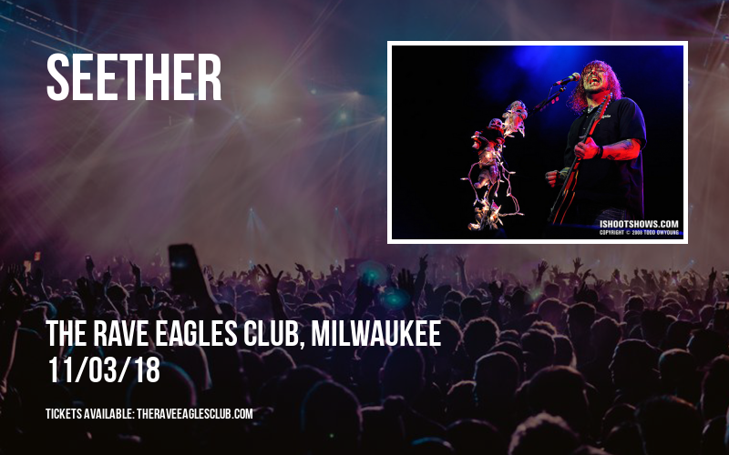 Seether at The Rave Eagles Club tickets Seether at The Rave Eagles Club