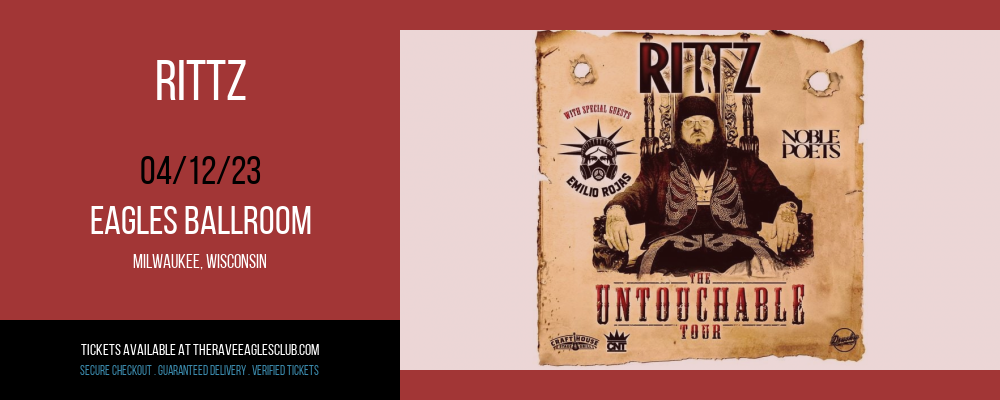 Rittz at The Rave Eagles Club tickets Rittz at The Rave Eagles Club