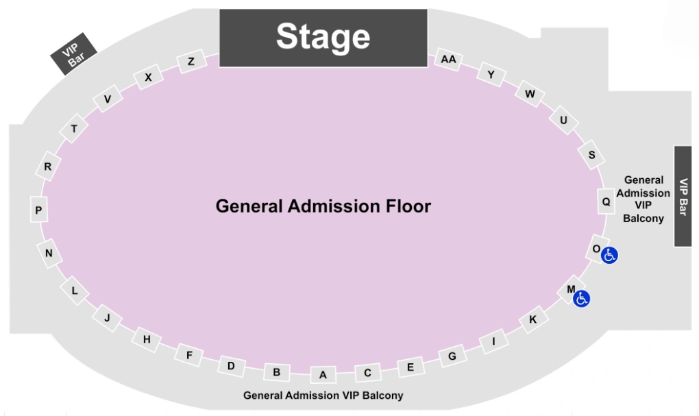 eagles ballroom seating chart