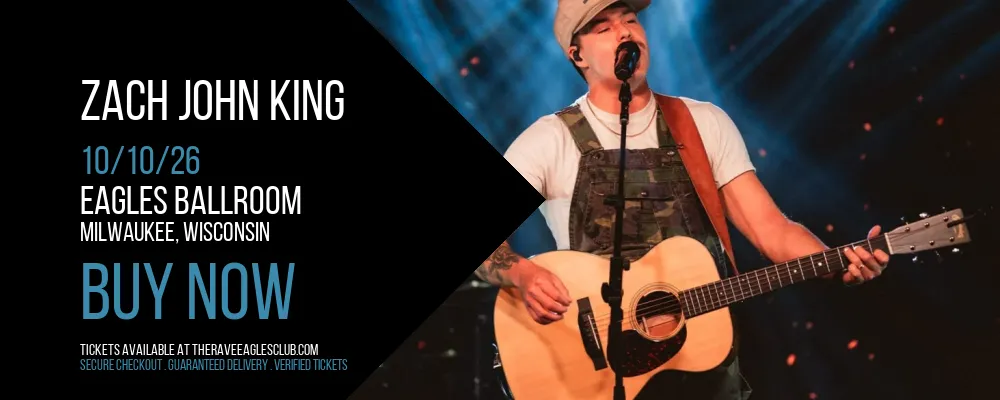 Zach John King at Eagles Ballroom